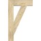 Ekena Millwork Traditional Block Rough Sawn Bracket, Douglas Fir, 4"W x 18"D x 30"H BKT04X18X30TRA05RDF - alternate 3